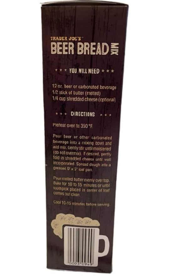 Beer Bread Mix 19oz 539g Two Boxes