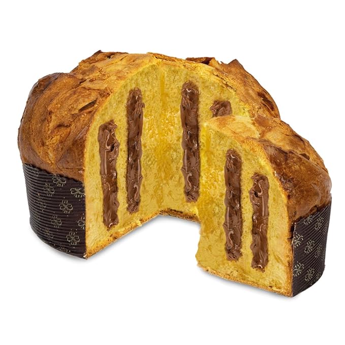 Giusto Sapore Authentic Italian Panettone Filled with Tiramisu Cream - New and Imported from Italy Family Owned - 28.21 oz