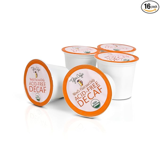 Tyler's Coffee Decaffeinated Kcup 16 Count Kpods