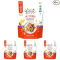Oatsome Hot Honey Granola 5g Protein Gluten Free Made with Real Honey Whole Grain Organic Oats &amp Chili Pepper Flavor for Protein Snacks Cereals Breakfast Yogurt 10 Oz Bag (Pack of 4)