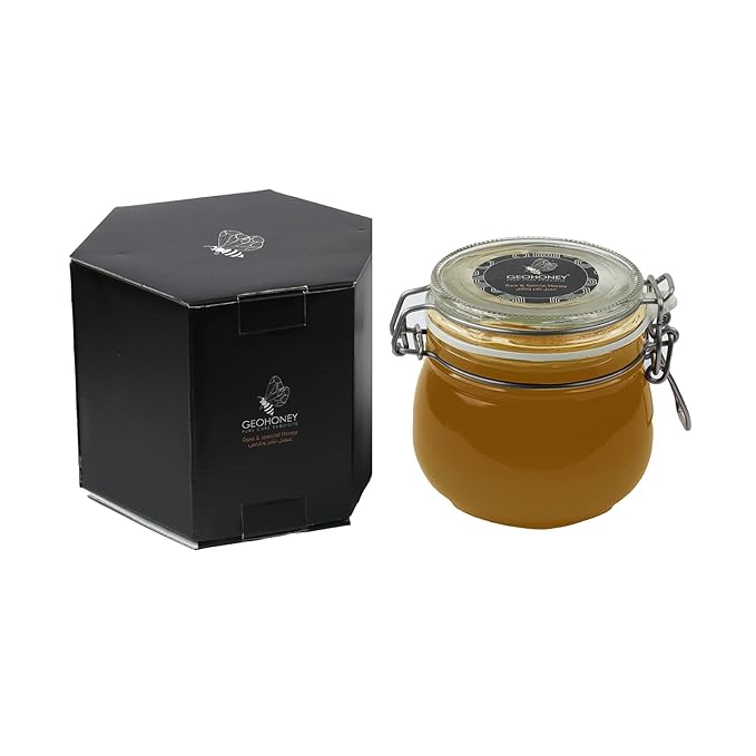 Geohoney Rare Cave Honey 200g Glass Jar Premium Quality Grade A++ Product of USA