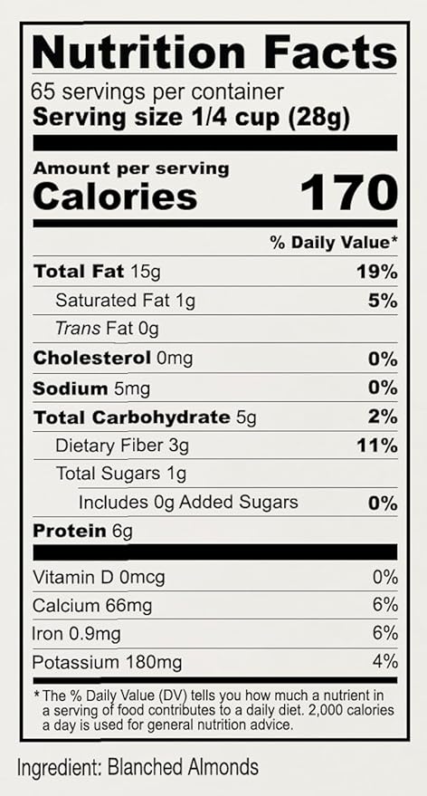 Anthony's Blanched Almond Flour 4 lb Finely Ground Gluten Free Non GMO Keto Friendly