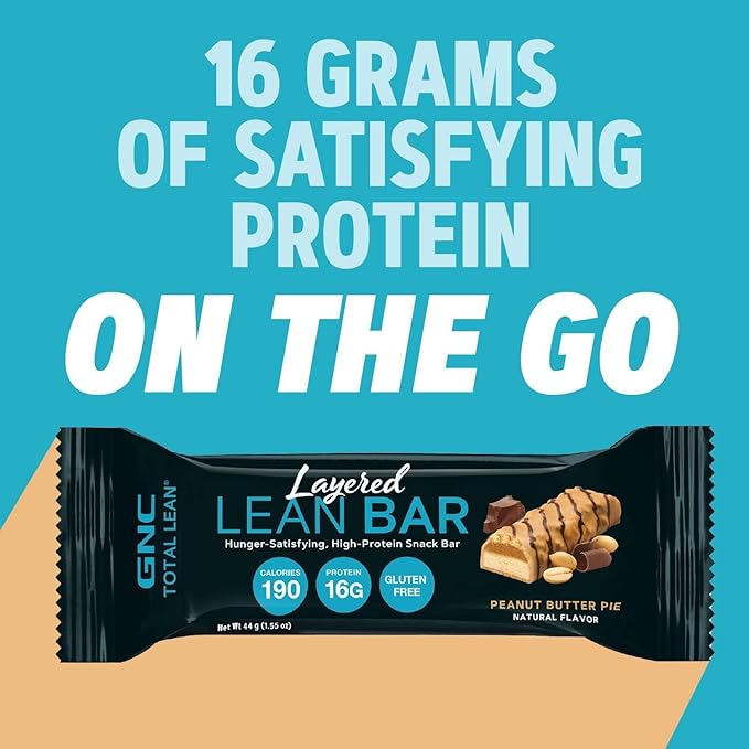GNC Total Lean Layered Lean Bar - Chocolate Mint (9 Bars)