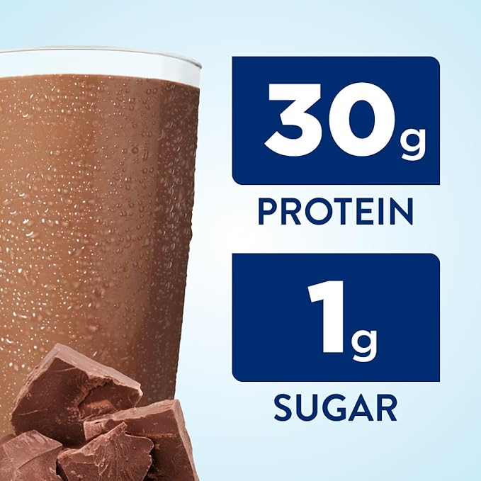 Ensure High Protein Nutritional Shake With Fiber 16g Protein Meal Replacement Shakes &amp Max Protein Nutrition Shake with 30g of Protein 1g of Sugar High Protein Shake