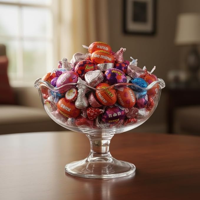 Valentines Day Candy Variety Pack Bulk 2lb - Individually Wrapped Chocolate Candy Mix for Valentines Gifts Gift Bags Party Favors Classroom Exchange - Assorted Valentines Chocolate Candy Bulk Varie