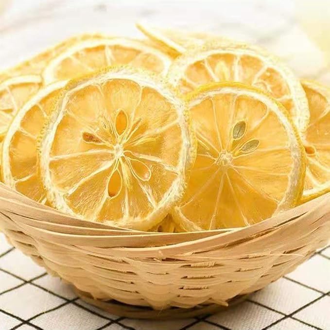 jweemax Natural Dried Fruit Dried Lemon Slice Beauty Health Slimming Gift Sugar Free for Vegan Kosher