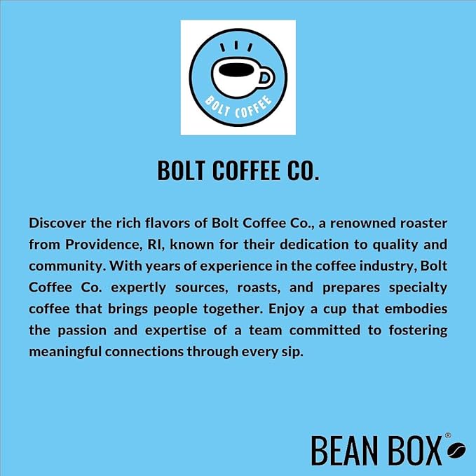 Half Full - Half Caf Blend - Roasted by Bolt Coffee Co. - Whole Bean Coffee - 12 Ounce Bag