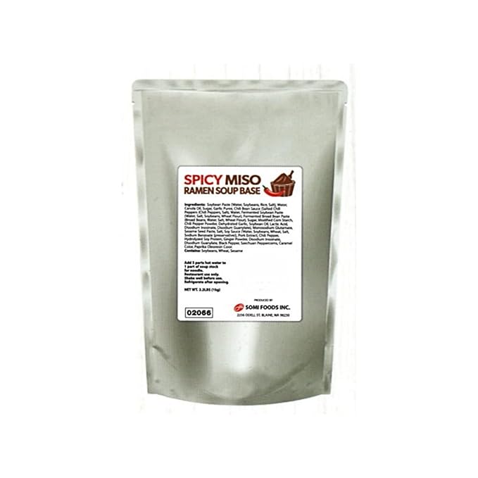 Japanese Spicy Miso Ramen Soup Stock Base - 2.2 lbs (1 kg) - for Ramen Broth Fried Rice Stir Fry Professional Grade Umami Stock