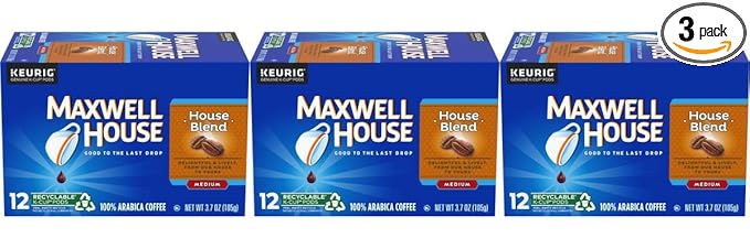 Maxwell House Blend Coffee 36 K-Cups (Ships in Retail Packaging as Shown)