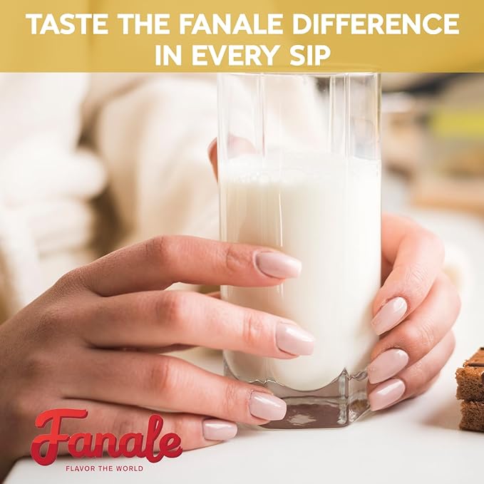 Fanale Premium Condensed Vanilla Bubble Tea Flavoring Powder | Perfect for Baking Smoothies Desserts and Drinks | Instant Flavoring Powder for Boba Milk Tea - 2.2 Pounds (Pack of 1)