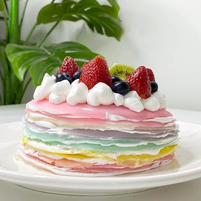 เชฟจ๋า Vanilla Flavored Cold Crepe Mix Easy Just-Add-Water Baking Base Professional Flour Blend for Delicate Dessert Wraps and Pastries (150g)