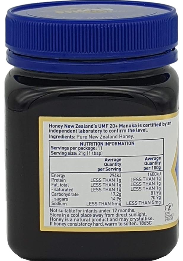 Honey New Zealand UMF20+ Manuka-Honey 250g (3 Bottle)