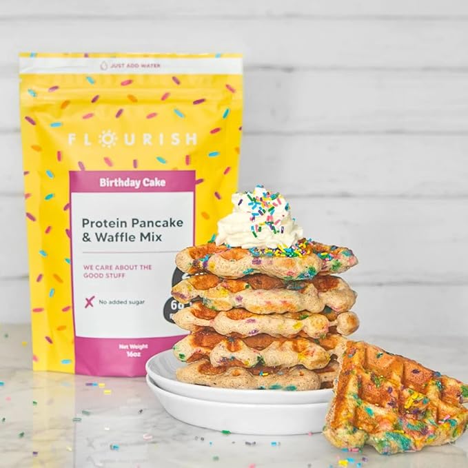 Flourish Mix Pancake Birthday Cake (8 Pack) 16 oz