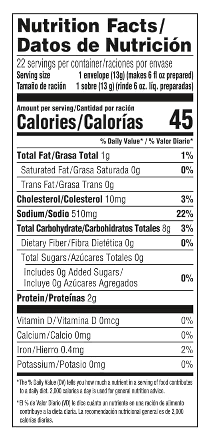 Lipton Cup-a-Soup Chicken Noodle Soup Mix 0g Trans Fat9.9 Ounce (Pack of 4)