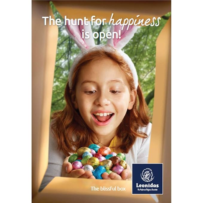Leonidas Belgian Chocolates | Ballotin Box Easter Collection | Assorted Delicious Mini Easter Eggs | 19 different flavors | Imported fine Chocolate from Belgium (50 Chocolate Eggs)