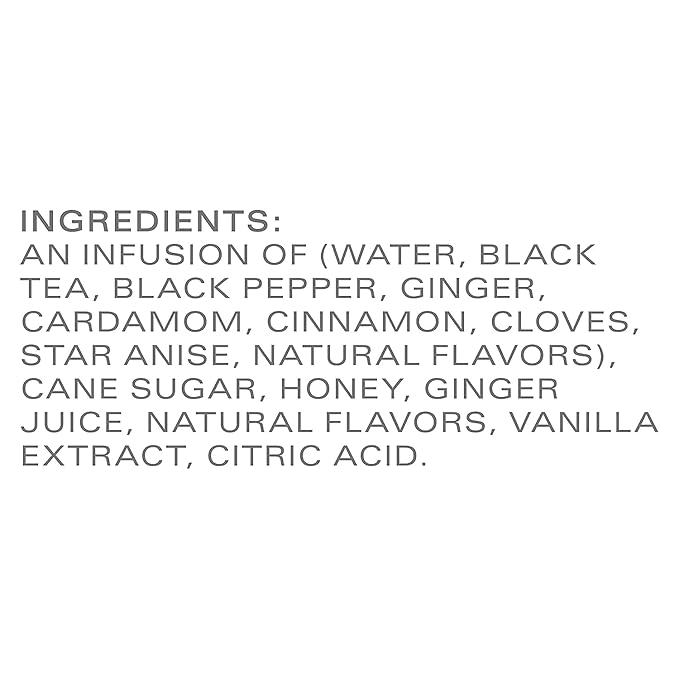 CHAI Classic Tea Concentrate - Highly Concentrated Spiced Black Tea With Cinnamon Ginger Cardamom Vanilla Teavanas Famous Qualtiy Compatible With Lattes and Coffees from Starbuck's Cafes &amp W