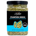 Pumpkin Seeds Pepitas Roasted Salted - 32 oz - 2 lbs | Healthy Snack | Vegan Keto Diet Friendly | Hand-Picked | Kosher Certified | Non Organic Pumpkin Seed | Jaybee's Nuts (Roasted Salted)