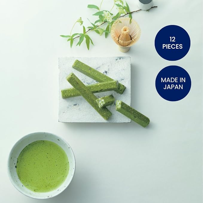 ROYCE' Matcha Bar Chocolate – Japanese Green Tea Treat from Hokkaido | Gourmet Snack for Gifting &amp Indulging | 12 Pieces
