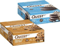 Quest Nutrition Favorites Bundle Chocolate Chip Cookie Dough &amp Cookies and Cream Protein Bars