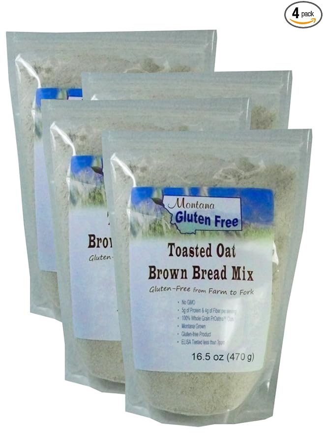 Gluten Free Brown Bread Mix - 4 Pack