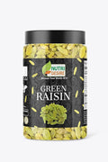 Nutri Desire Afghani Green Kishmish / Raisins 800 gms |Jar Pack|