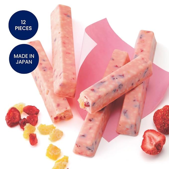 ROYCE' Fruit Bar Chocolate - Fruit Flavored Chocolate Bar| Gourmet Snack for Gifting &amp Indulging | Japanese Chocolate from Hokkaido (12 Pieces of Chocolate)