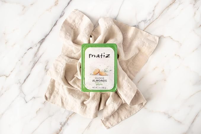 Matiz Valencia Herbed Almonds | Spanish | Natural | Artisanal | 4 x 100g | (4 Pack - 400g Valencia Herbed)