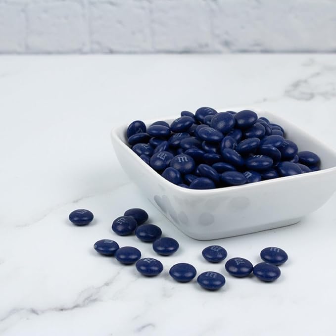 Dark Blue Milk Chocolate Coated Candies 12oz Bag - 375 M&ampMs