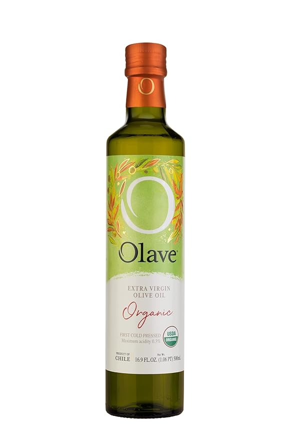 Olave - Organic Extra Virgin Olive Oil First Cold Press 16.9 fl oz (500 ml)