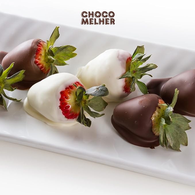 CHOCOMELHER MIX (4 Varieties) to Make Delicious Crunchy and Full of Flavor Chocobananos - 12 Pack - Each Box Contains: 4 Clásico - 3 Peanuts – 3 White and 2 Strawberry Chocomelher - 12 Bags of 13.22