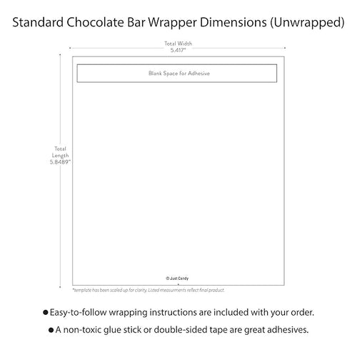 48ct Custom Candy Promotional Items Add Your Logo Chocolate Bars - Green