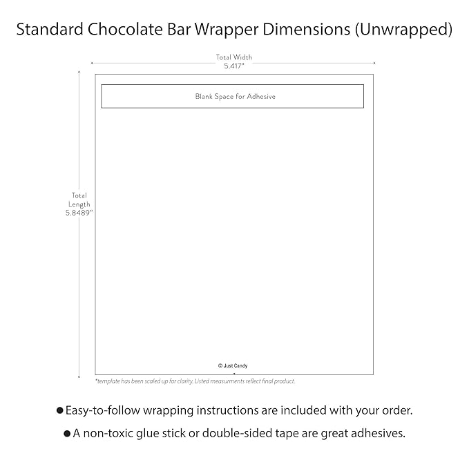 50 Pcs Personalized Candy Promotional Products Add Your Logo Chocolate Bars - Green