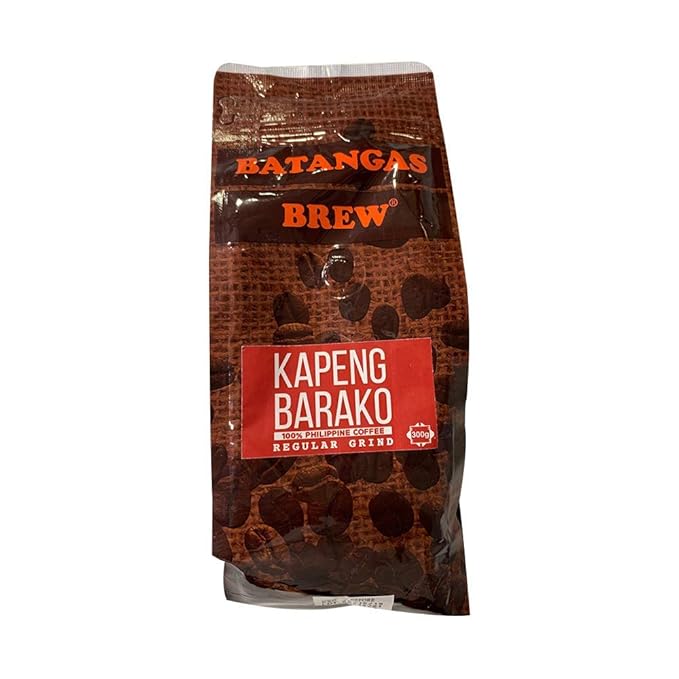Batangas Brew Kapeng Barako 100% Philippine Coffee 300g/10.58oz Pack of 1