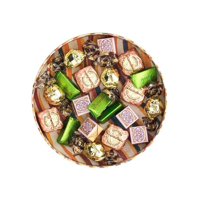 Venchi - Murrine Collection - Medium Orange Hamper with Assorted Chocolates Gift Idea for Birthday and Anniversary 14.1 oz