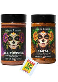 Mexican Traditional Seasoning Mix Asadero-Style Spice Blend for Chicken Beef Pork and Vegetables with Bonus Slap Ya Mama Seasoning Packet (7.3 oz All Purpose/Fajita)