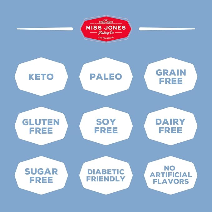 Generic Miss J.ones Baking Co - Muffin Mix Blueberry Keto Gluten Free 10.57 oz (Pack of 6)