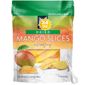 Dried Mango Slices 24 oz Value Pack + 5 ml Measuring Spoon – Sweet &amp Chewy Dried Fruit Snack Bundle Resealable Bag