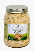 Orgrain India Organic Instant Oats 17.6 oz Gluten Free Quick White Oats For Weight Loss|High Fiber Protein Rich Oats 100% Whole Grain