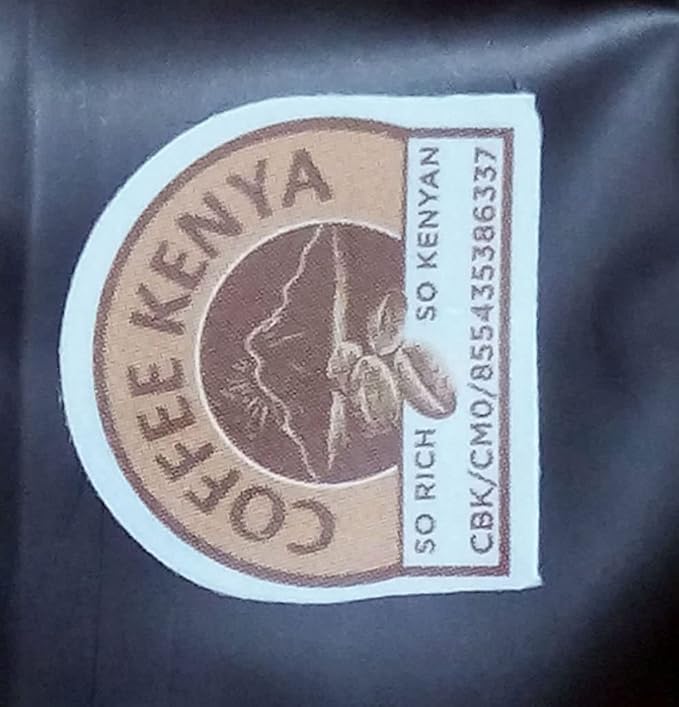 Kenya AA French Roast Whole Bean Coffee - Fair Trade Single Source With Verifiable Kenya Mark of Origin - Perfectly Hand Roasted Craft (13.23oz/375gms)