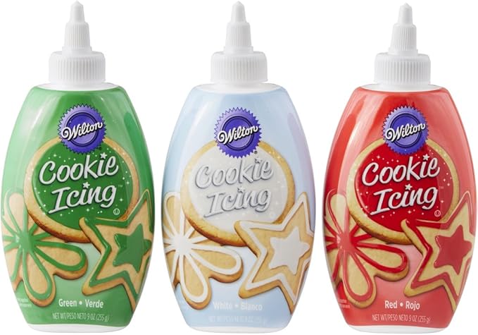 Wilton Christmas Cookie Icing Set 3-Pack