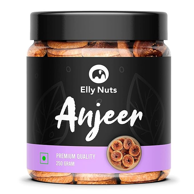 Elly Nuts Dry Fruits Combo Pack - (250 gms x 4) 1kg (California Almonds Cashews Raisins &amp Figs) - All Premium [Jar Pack]