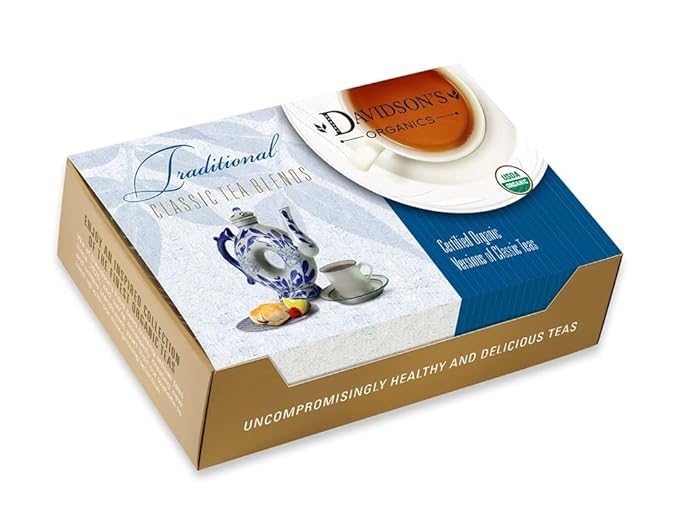 Davidson's Organics Assorted Traditional Teas 100-count Individually Wrapped Tea Bags