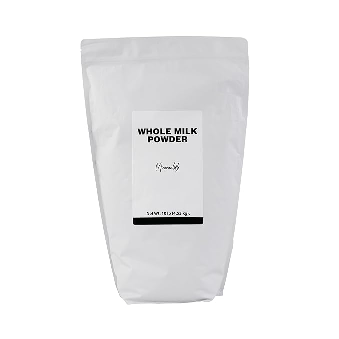 Minimalist Whole Milk Powder Ideal for Baking and Cooking (10 Pound)