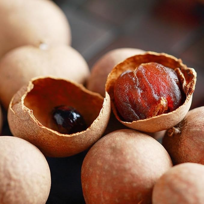 Dried Longan 500g Longan Fruit Small Kernel Thick Flesh Chinese Fujiang Specialty (12A（2.5-3.0cm）)