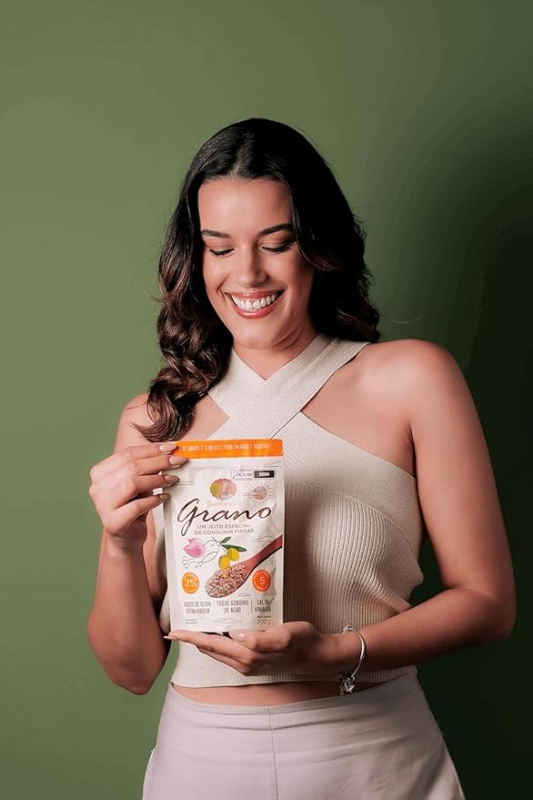 Salty Granola Natural Granola Vegan High Fiber Premium Grain and Seed Mix 25g Protein 200g with Extra Virgin Olive Oil and Himalayan Salt - Pack of 3