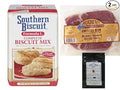 Southern Biscuit Formula L Biscuit Mix (52 Oz) and Hickory Smoked Country Ham Biscuit Slices 8oz package