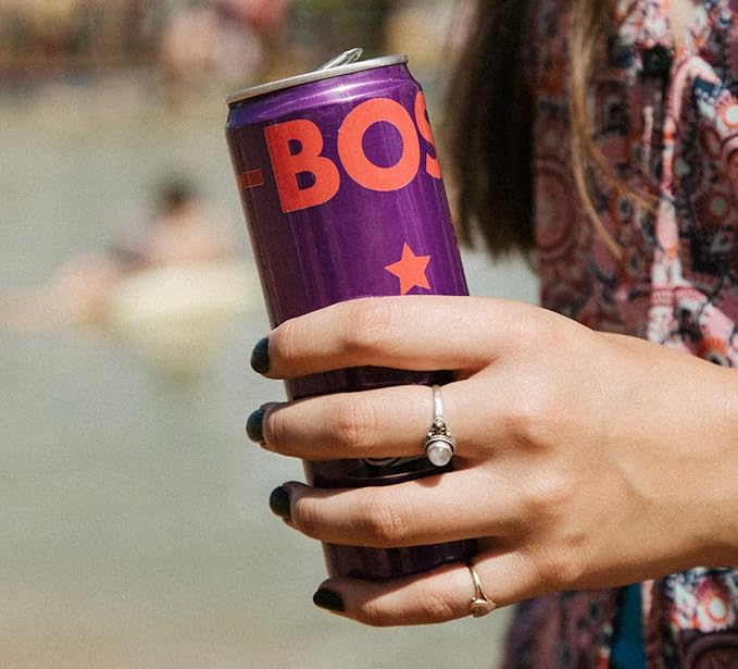 BOS Rooibos Iced Tea Berry | 24x (6x 10.1 oz Cans) | Organic Caffeine Free Naturally Sweet Antioxidant-Rich Herbal Red Rooibos Tea | From South Africa