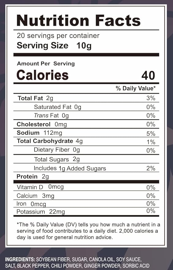 (2 PACK) Non-GMO Little Jasmine Vegan Jerky Black Pepper Flavor Plant Based Protein Clean Ingredients Made in Taiwan 7.5 oz