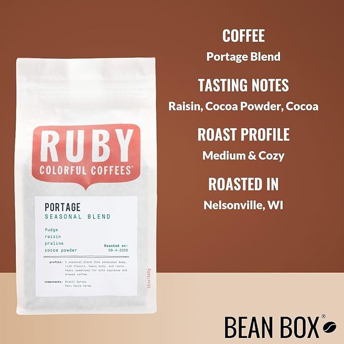 Bean Box Sampler - Roasted by Ruby Roasters 3-Pack Whole Bean Coffee Gourmet Coffee