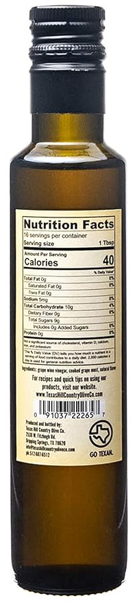 Pineapple Balsamic Vinegar - Gourmet Barrel Aged Infused Balsamic Vinegar - Great for Dressing Dipping Glazing - No Artificial Flavors or Added Sugar - Made in Texas (8.5 oz 2 Pack)